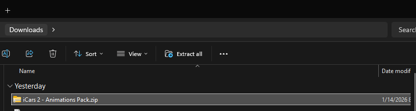 iCars Installation Step
