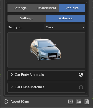 Traffic Vehicle Materials