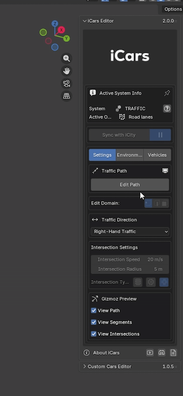 Traffic Path Editing